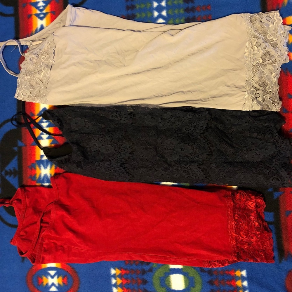 Lace cami tops